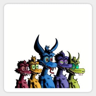 Funny Cartoon Monsters Magnet